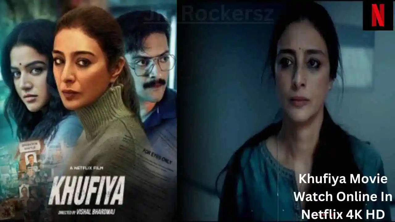 Khufiya Movie Watch Online In Netflix 4K HD